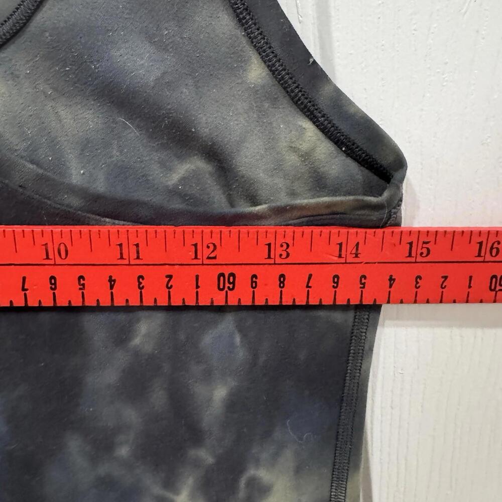Women’s Lululemon Tie Dye Tank Top Size 4?Multicolor Black Workout Athletic Yoga - Picture 4 of 7